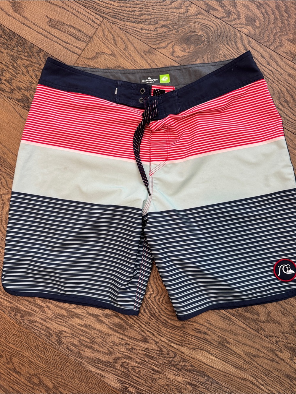 Quiksilver Men’s Striped Board Shorts